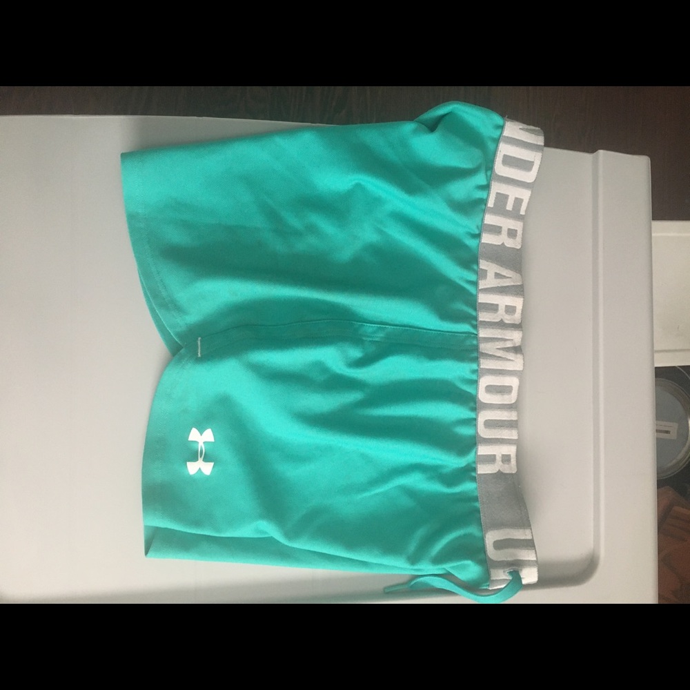 Under Armour teal shorts